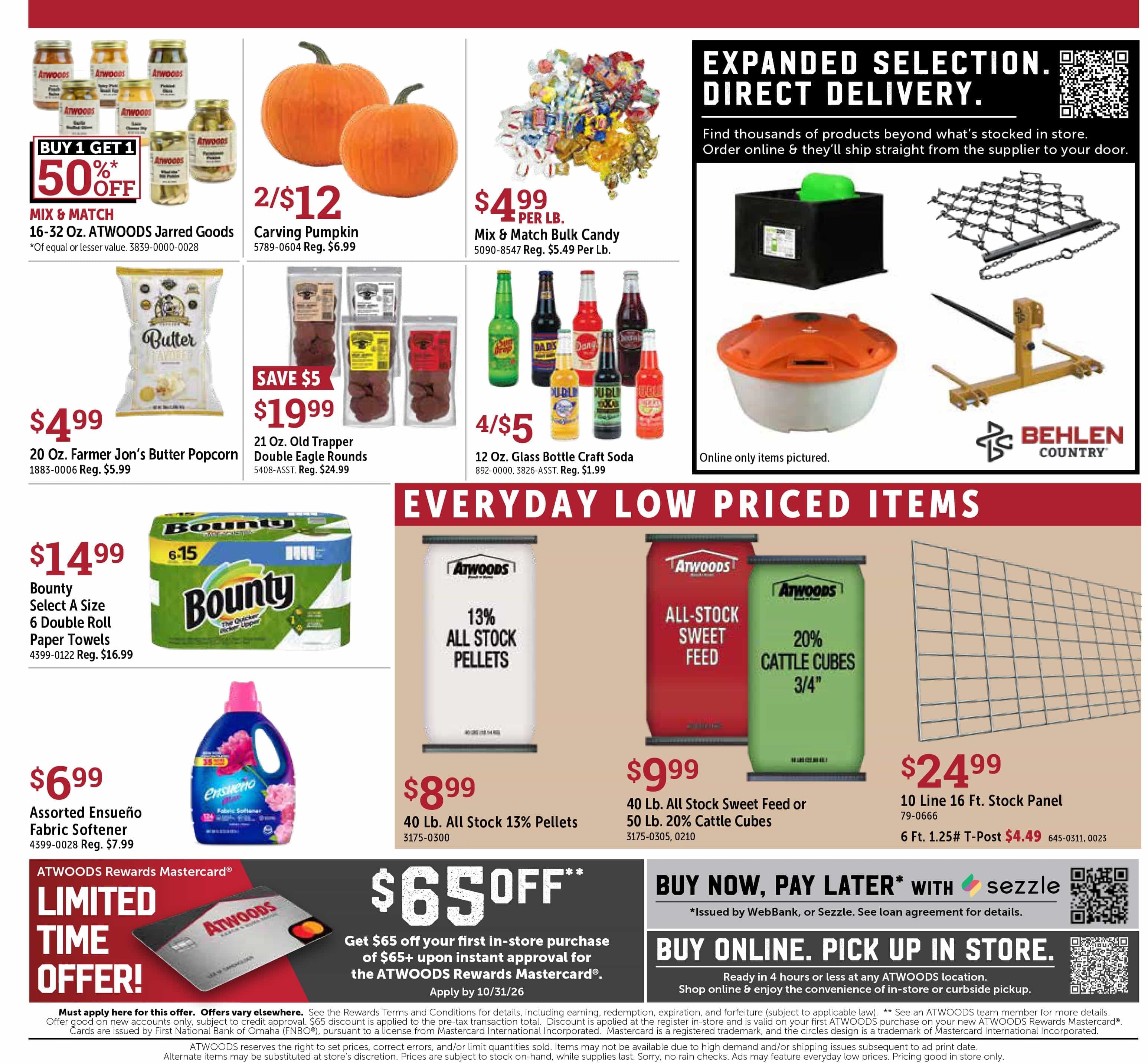 Atwoods Weekly Ad September 22 - October 4, 2026