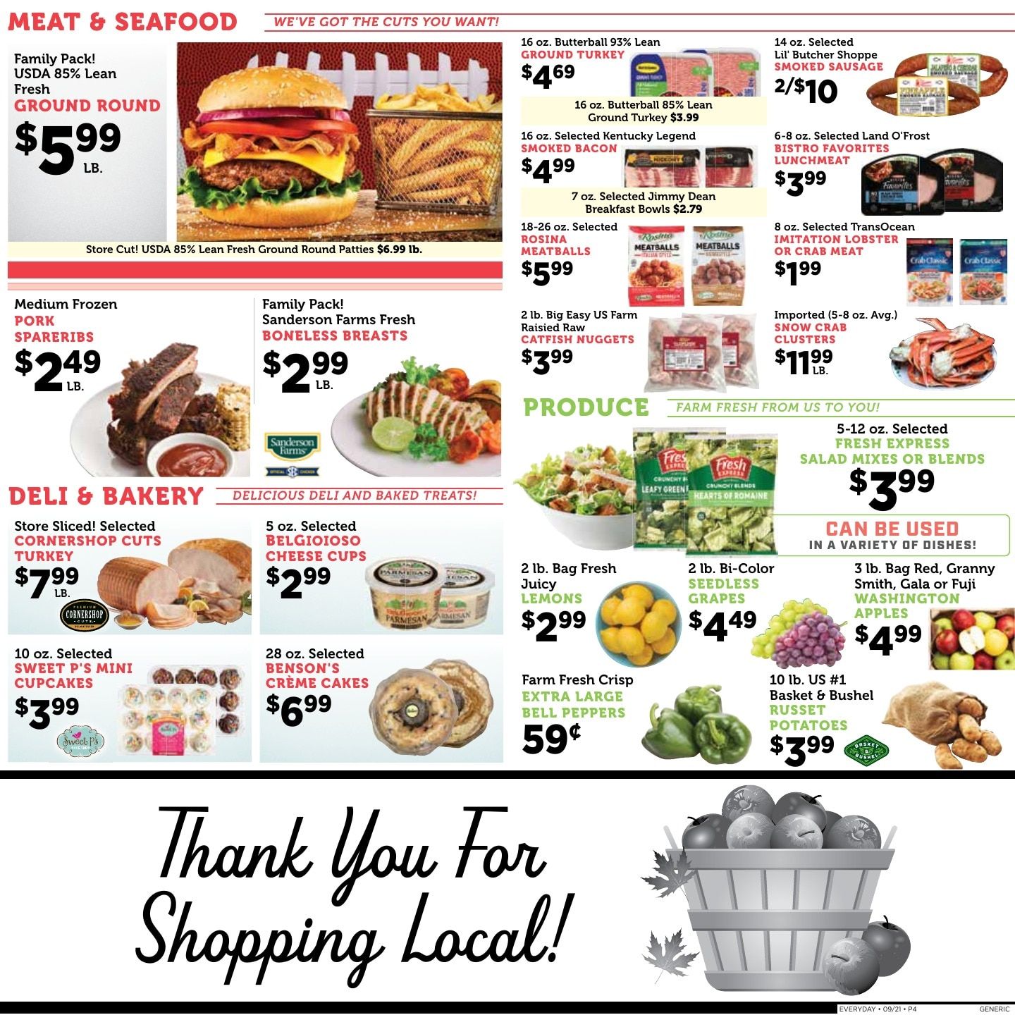The Big Store Weekly Ad September 22 - 28, 2026
