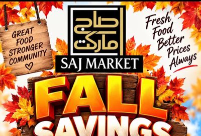 Saj Market Weekly Ad September 22 - 28, 2026