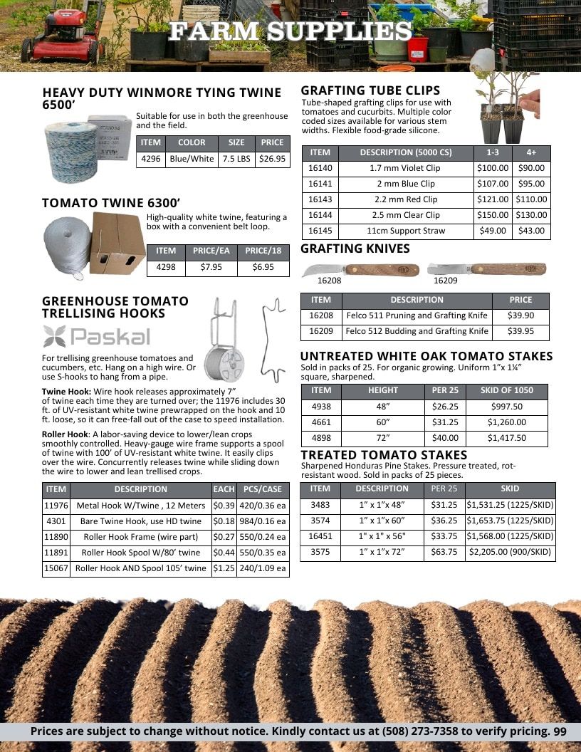 Progressive Grower Agricultural Supply Catalog Weekly Ad January 1 - December 31, 2026