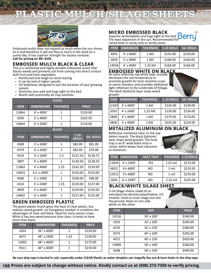 Progressive Grower Agricultural Supply Catalog Weekly Ad January 1 - December 31, 2026