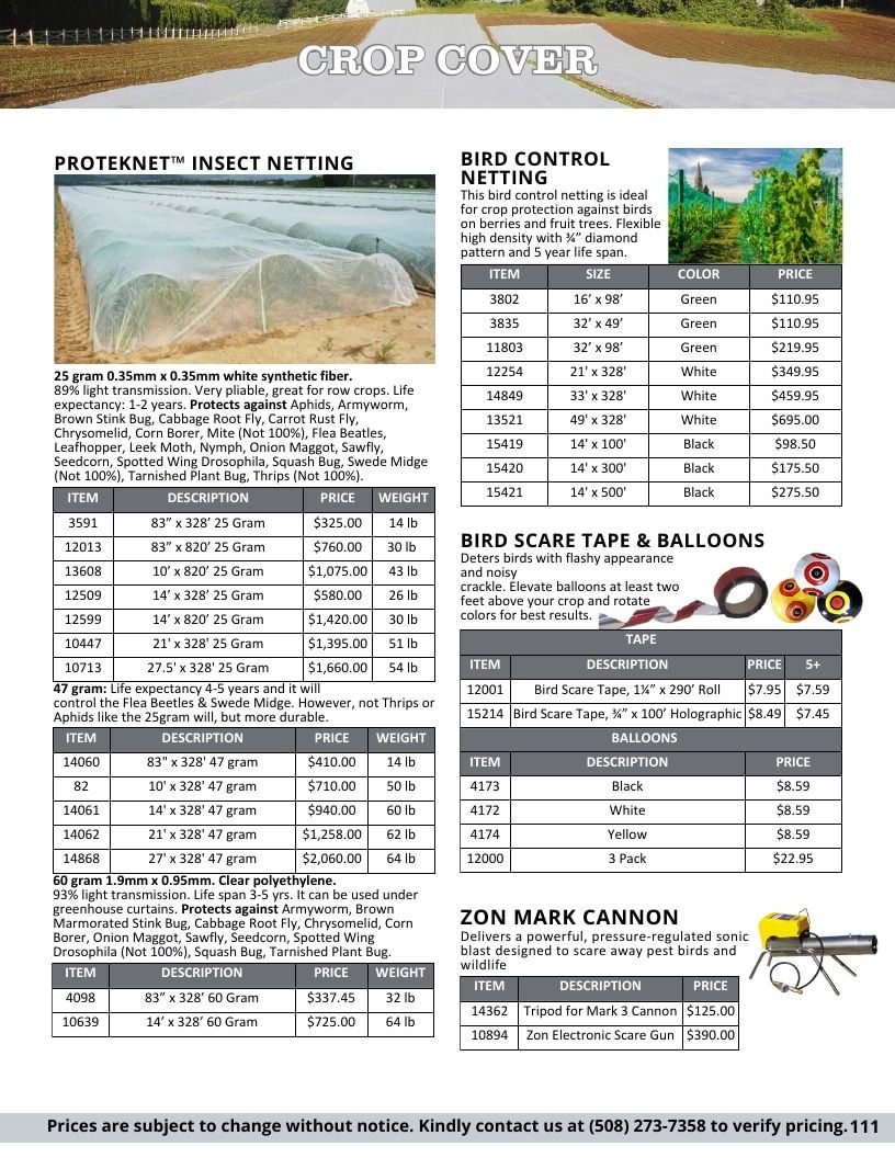 Progressive Grower Agricultural Supply Catalog Weekly Ad January 1 - December 31, 2026
