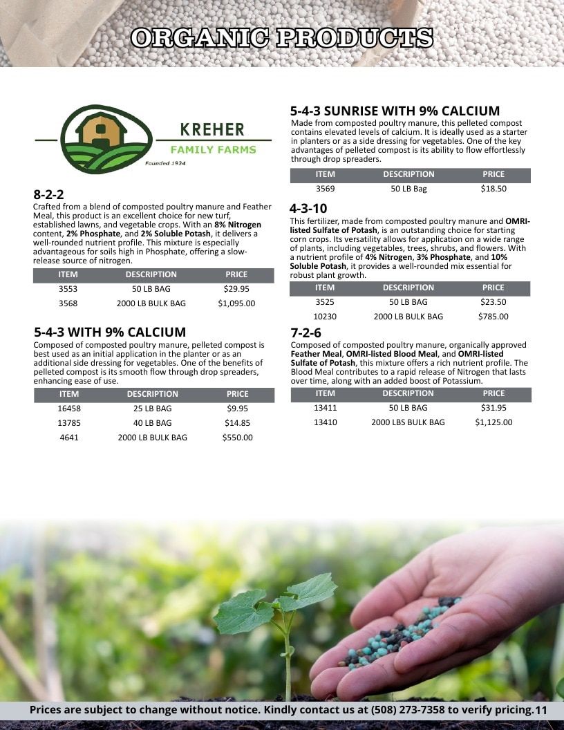 Progressive Grower Agricultural Supply Catalog Weekly Ad January 1 - December 31, 2026