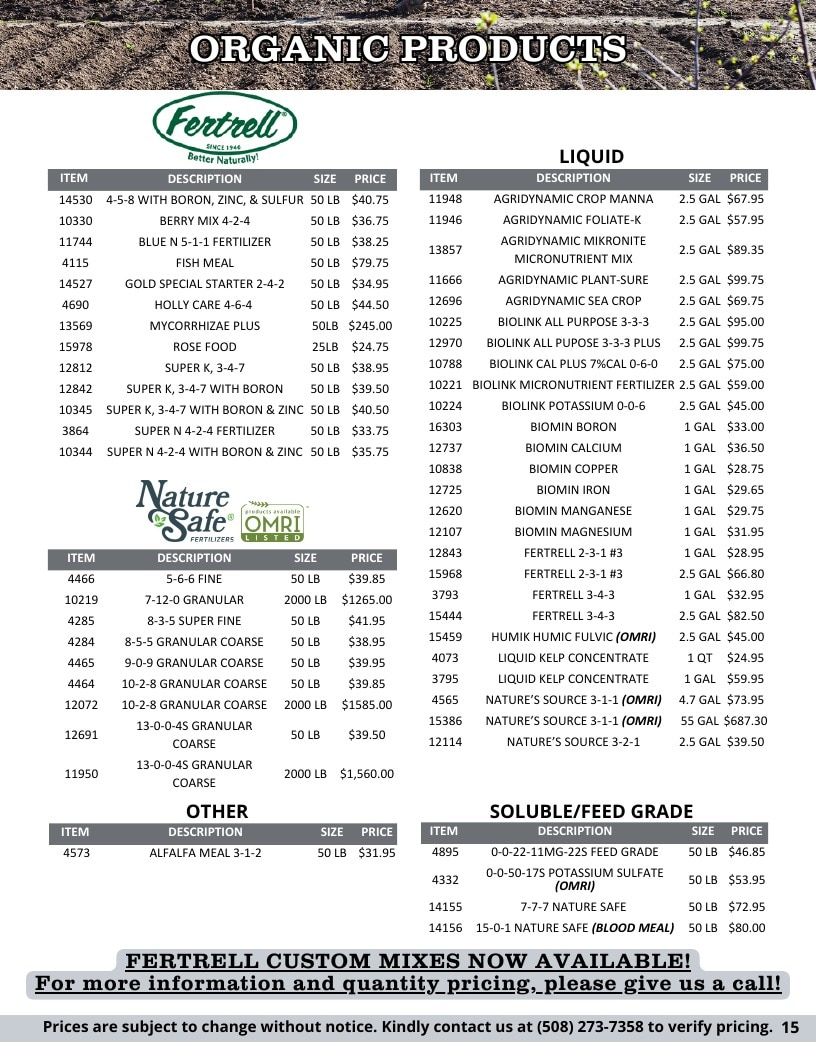 Progressive Grower Agricultural Supply Catalog Weekly Ad January 1 - December 31, 2026