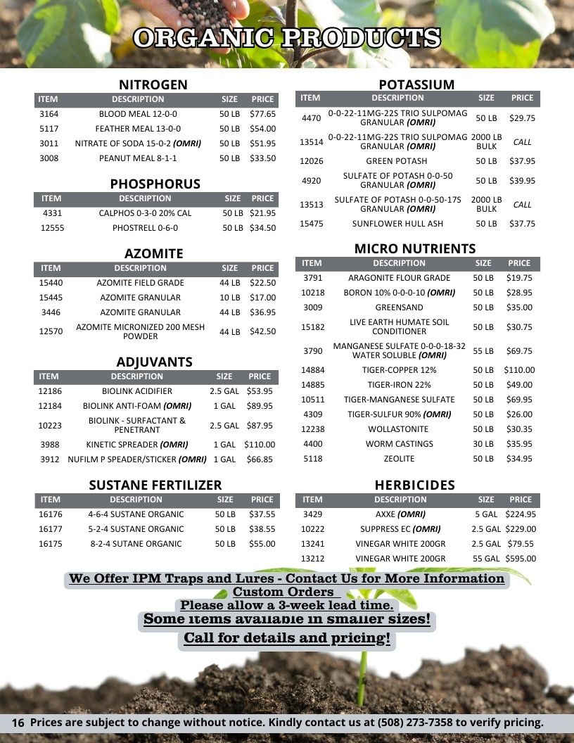 Progressive Grower Agricultural Supply Catalog Weekly Ad January 1 - December 31, 2026