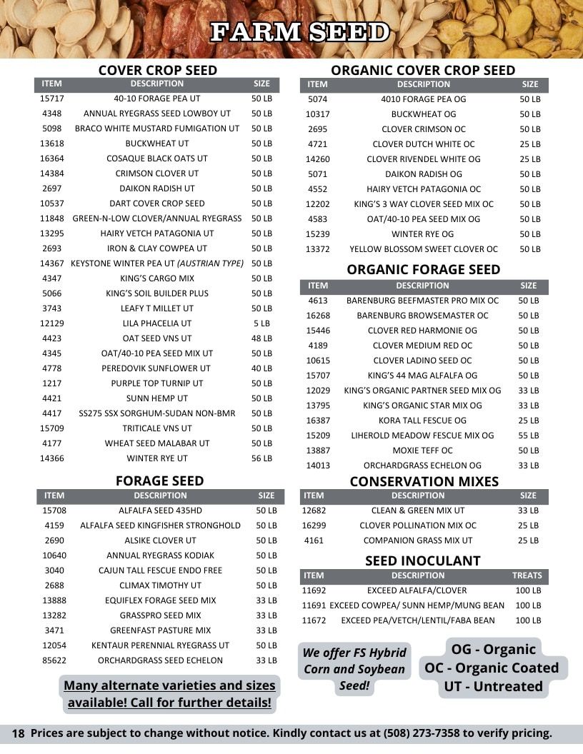 Progressive Grower Agricultural Supply Catalog Weekly Ad January 1 - December 31, 2026