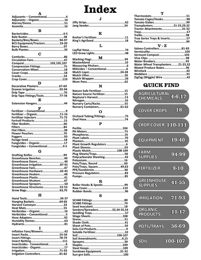 Progressive Grower Agricultural Supply Catalog Weekly Ad January 1 - December 31, 2026