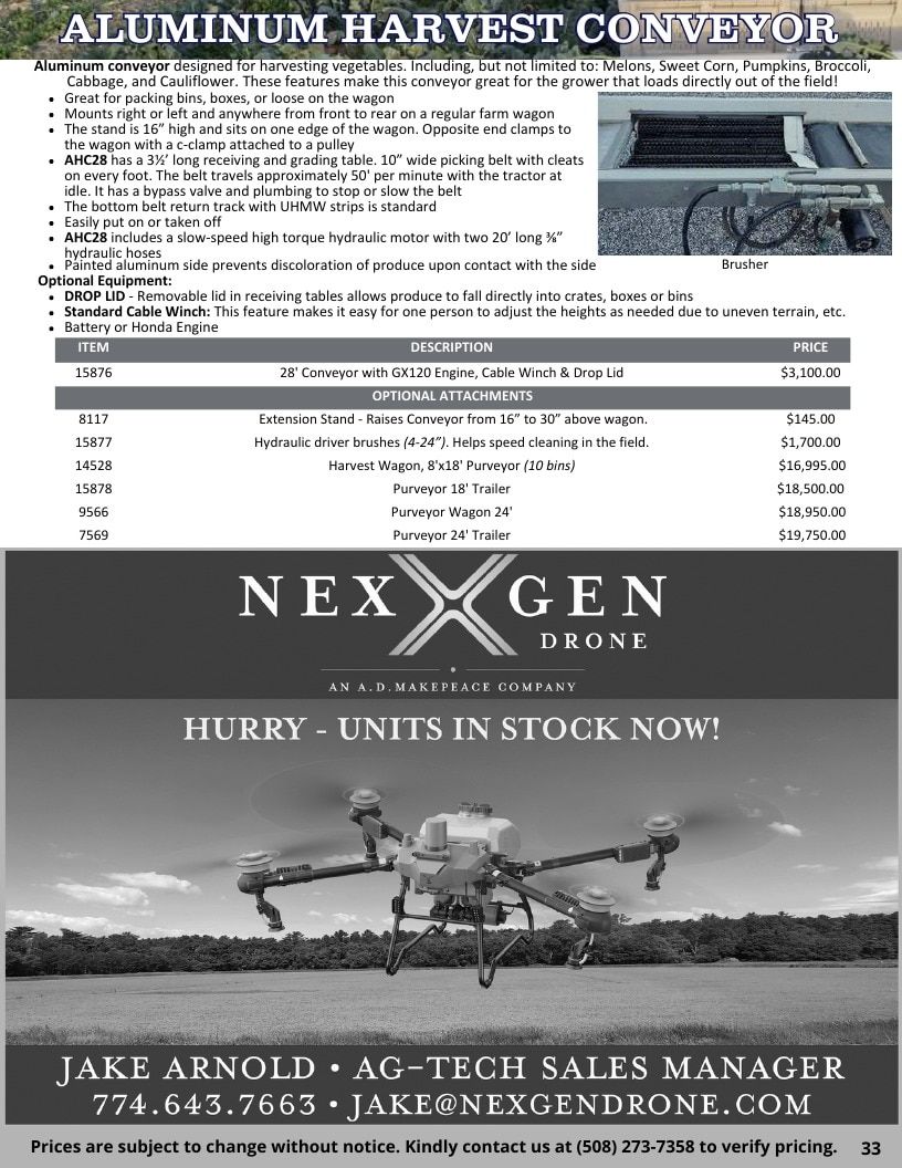 Progressive Grower Agricultural Supply Catalog Weekly Ad January 1 - December 31, 2026