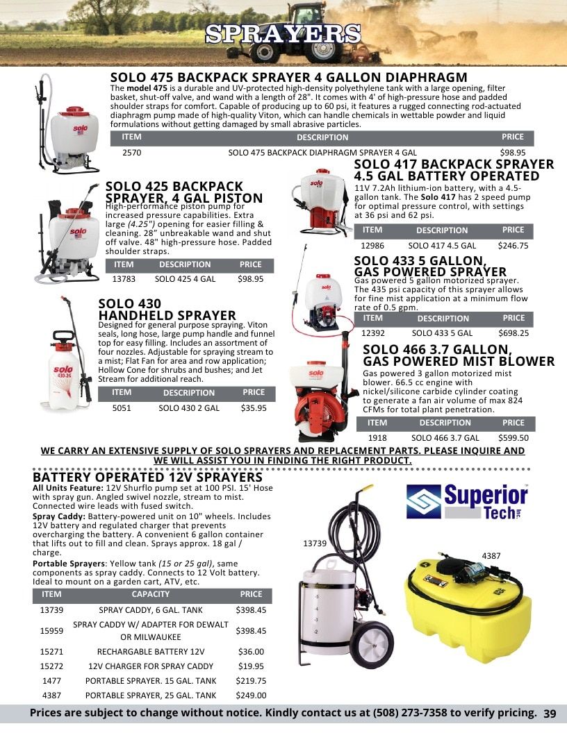 Progressive Grower Agricultural Supply Catalog Weekly Ad January 1 - December 31, 2026