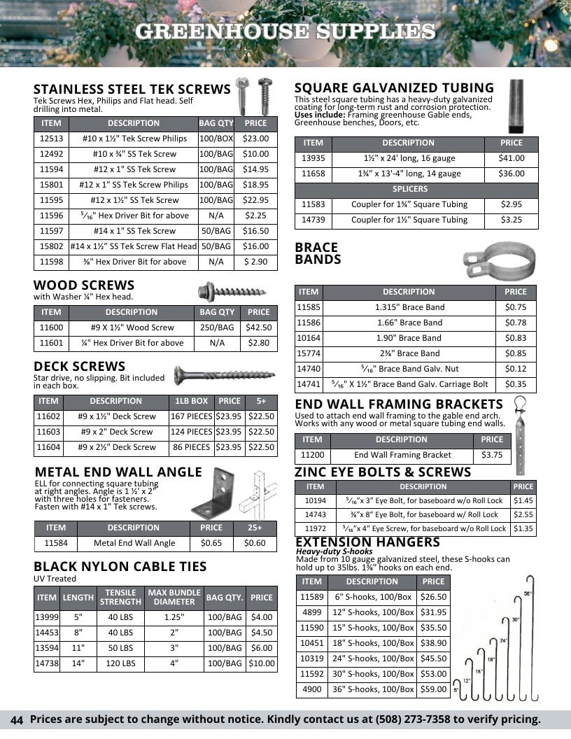 Progressive Grower Agricultural Supply Catalog Weekly Ad January 1 - December 31, 2026