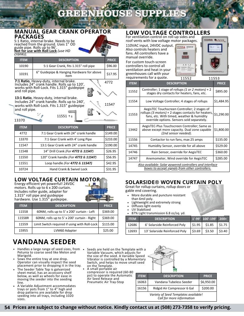 Progressive Grower Agricultural Supply Catalog Weekly Ad January 1 - December 31, 2026