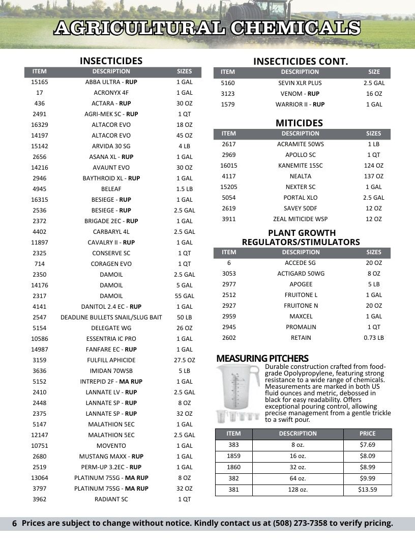 Progressive Grower Agricultural Supply Catalog Weekly Ad January 1 - December 31, 2026