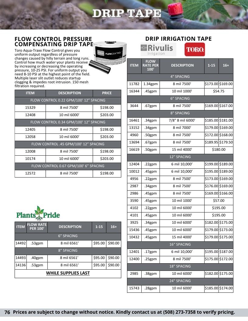 Progressive Grower Agricultural Supply Catalog Weekly Ad January 1 - December 31, 2026