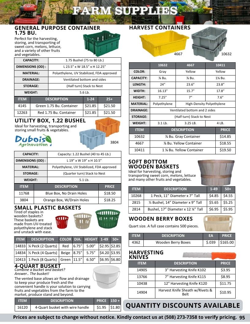 Progressive Grower Agricultural Supply Catalog Weekly Ad January 1 - December 31, 2026
