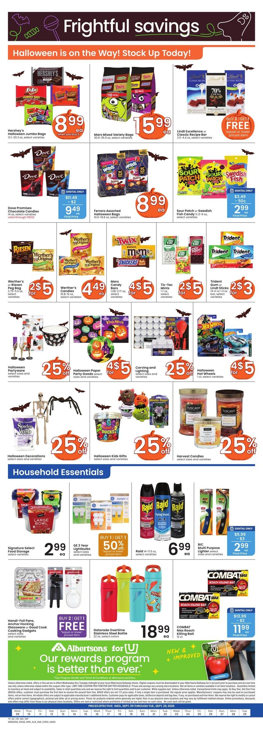 Albertsons (Williston Area, ND) Weekly Ad September 23 - 29, 2026