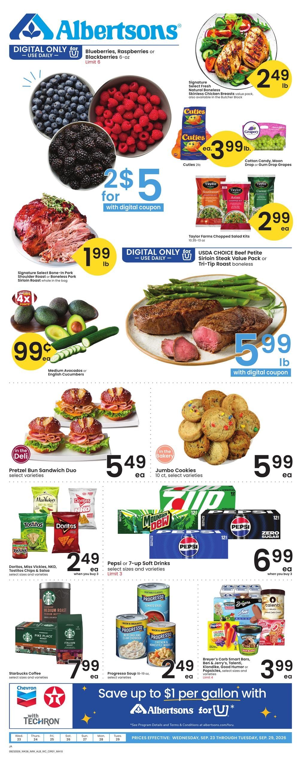 Albertsons (Jackson Area, WY) Weekly Ad September 23 - 29, 2026