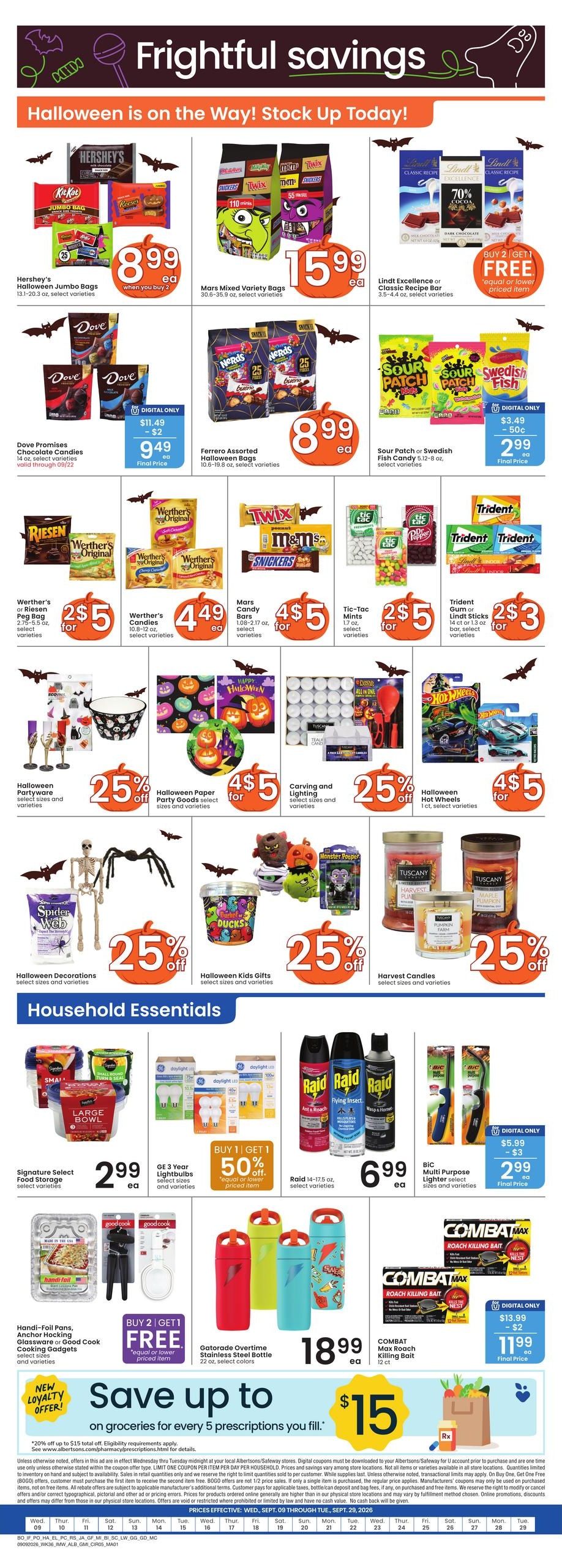 Albertsons (Jackson Area, WY) Weekly Ad September 23 - 29, 2026