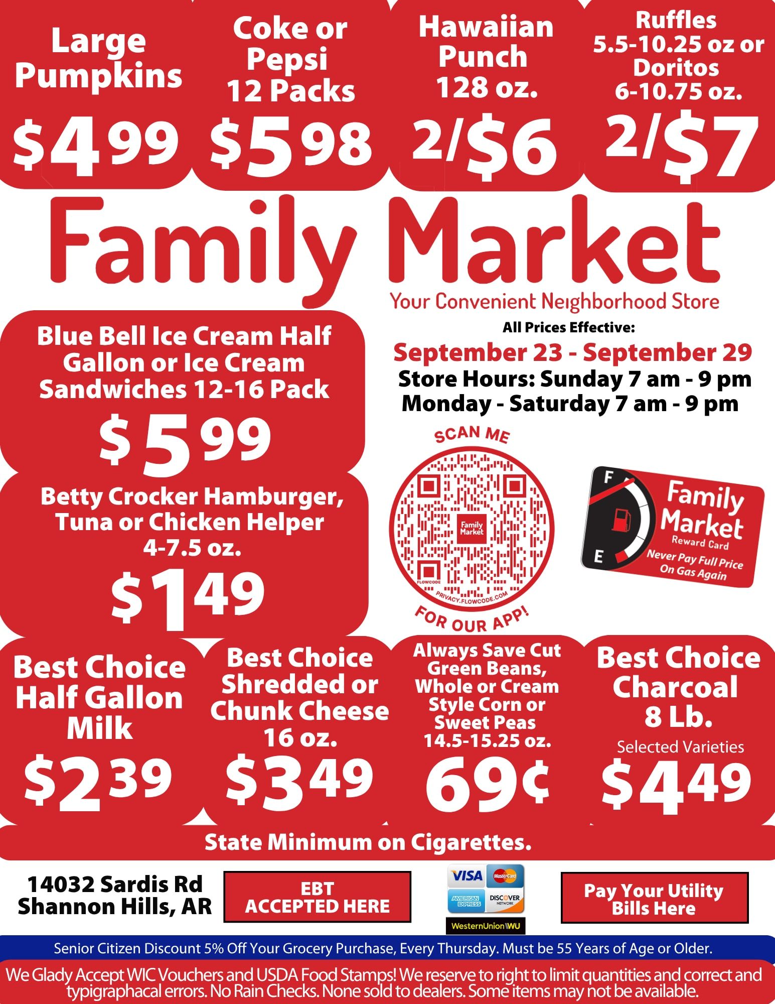 Family Market (Mabelvale, AR) Weekly Ad September 23 - 29, 2026