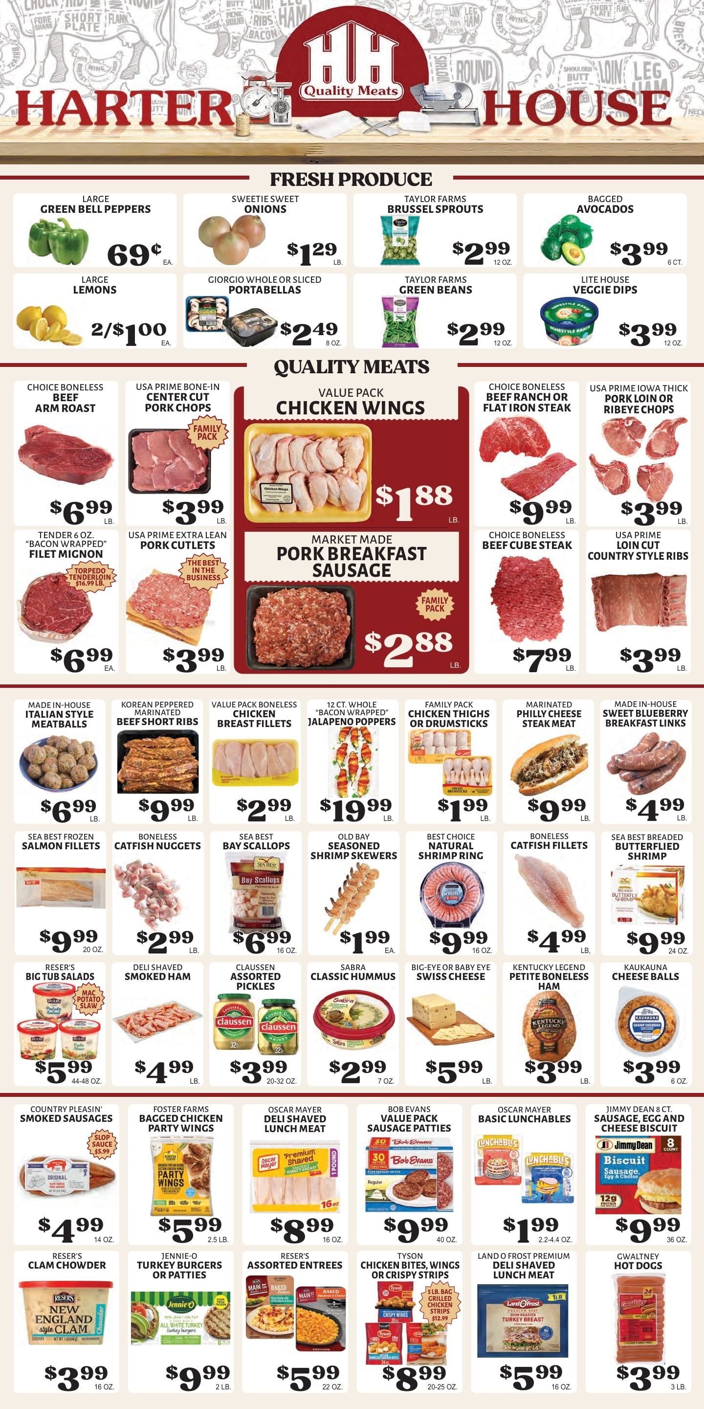 Harter House Weekly Ad September 23 - 29, 2026