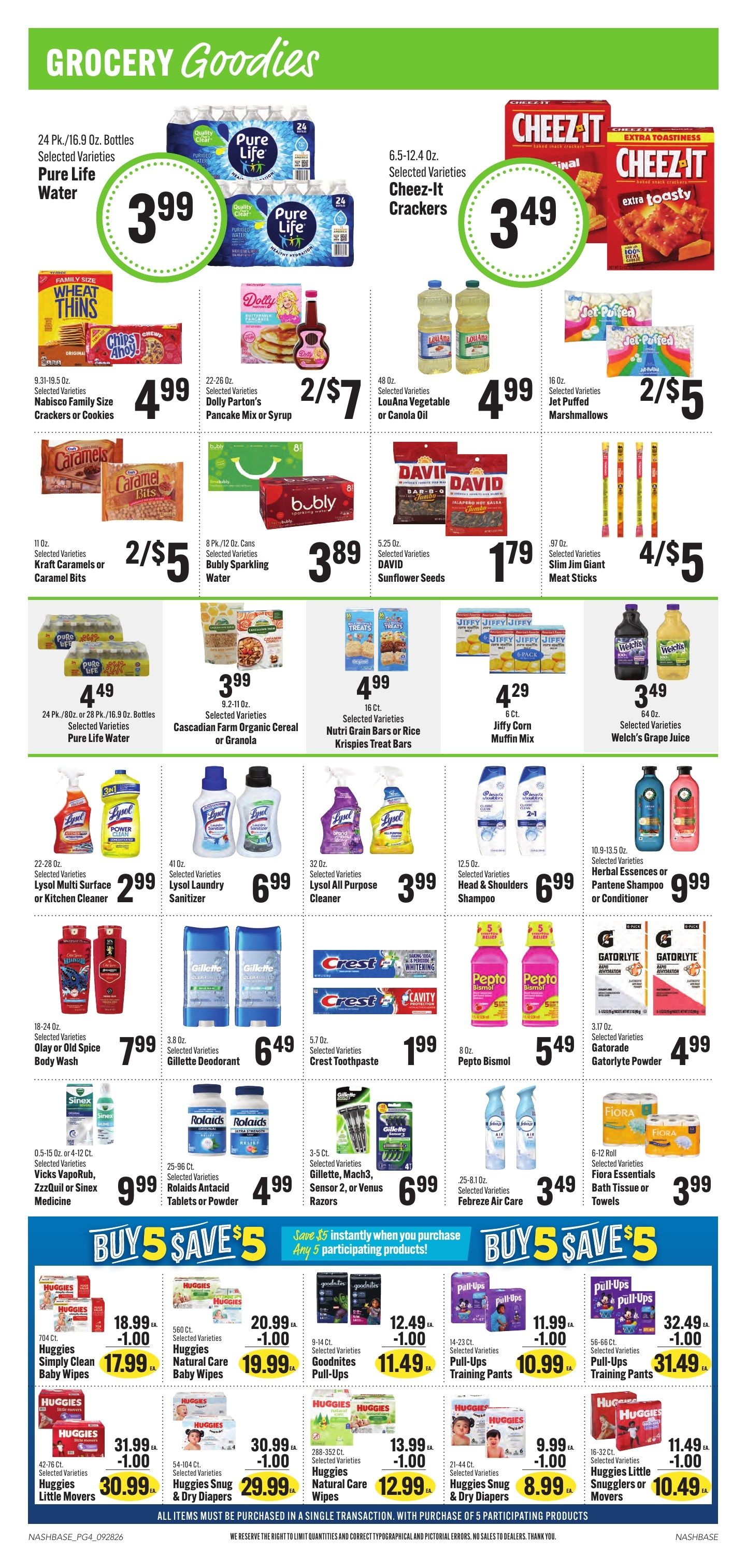 Hilltop Supermarket Weekly Ad September 28 - October 4, 2026
