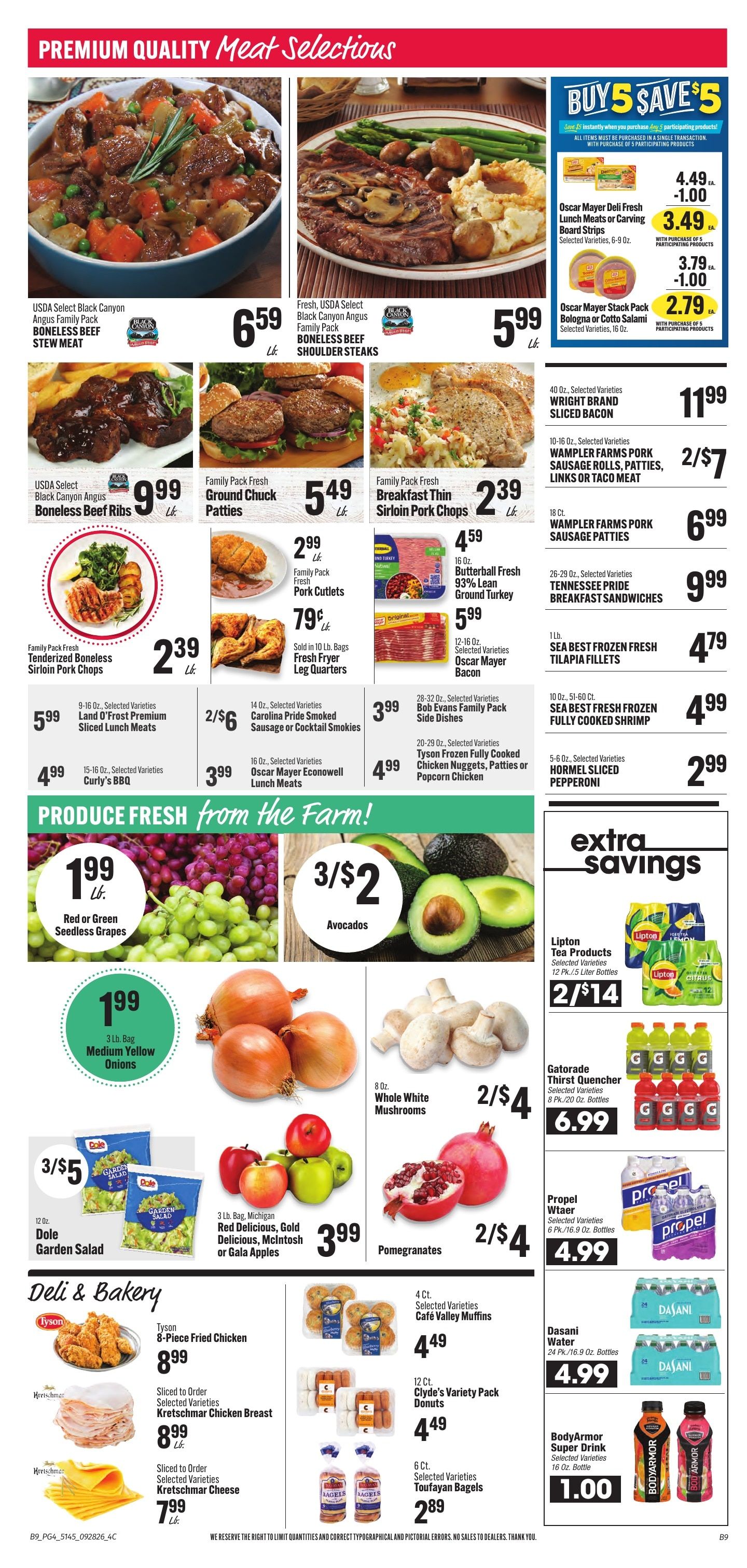 Hilltop Supermarket Weekly Ad September 28 - October 4, 2026