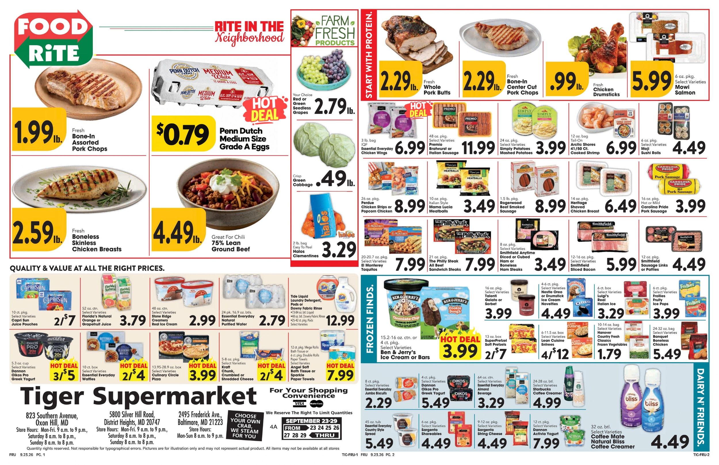 Tiger Supermarket Weekly Ad September 23 - 29, 2026