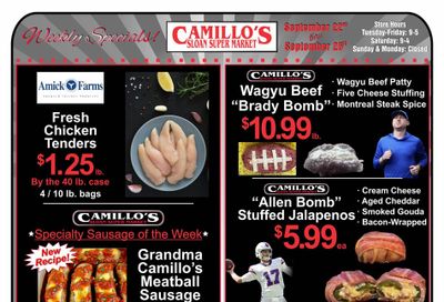 Sloan Super Market Weekly Ad September 20 - 26, 2026
