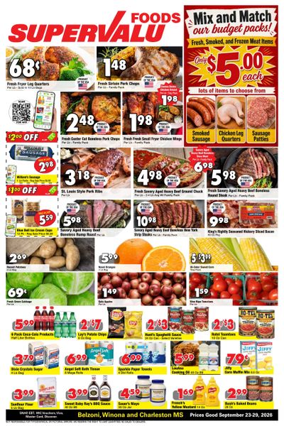 SuperValu Weekly Ad September 23 - 29, 2026