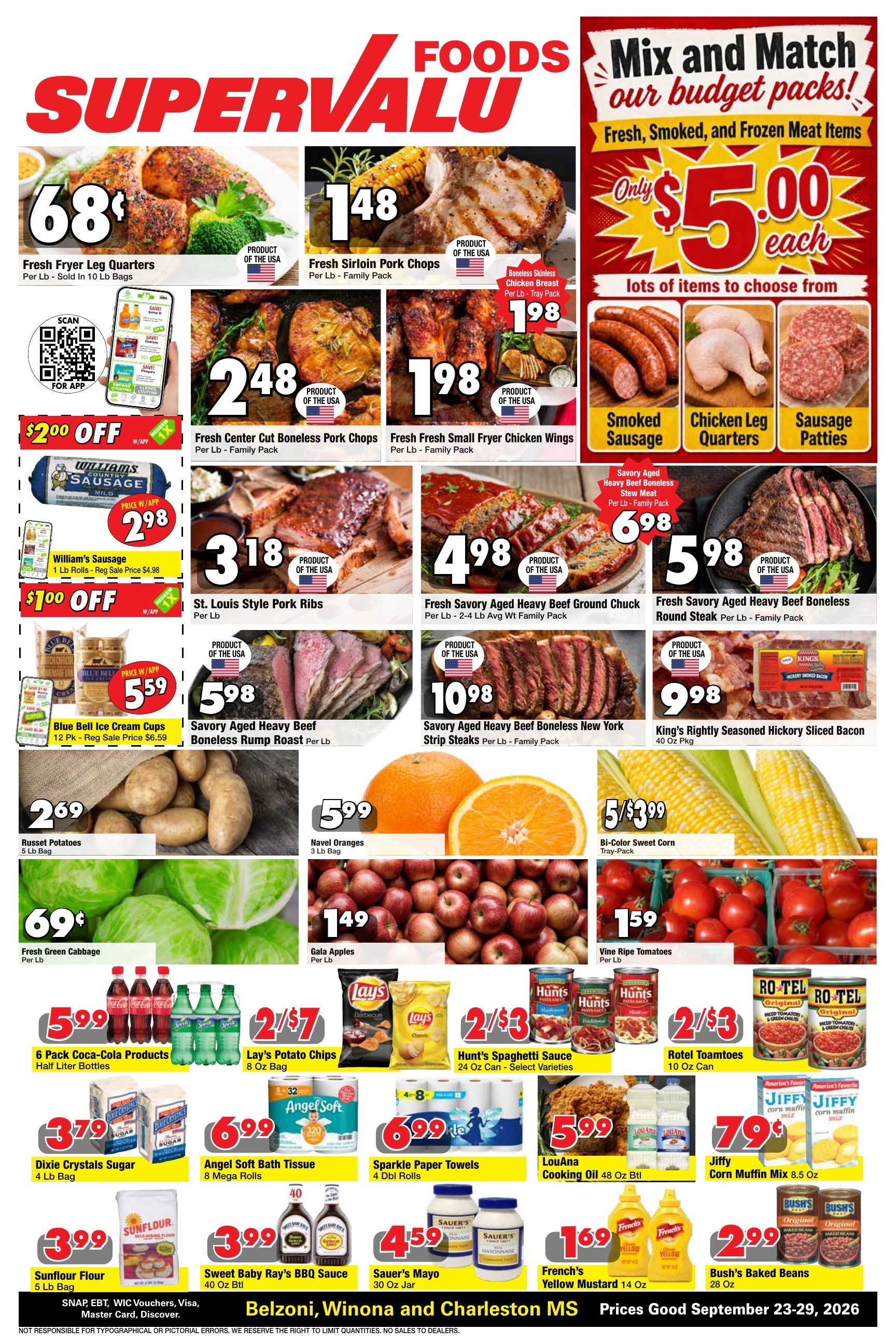 SuperValu Weekly Ad September 23 - 29, 2026