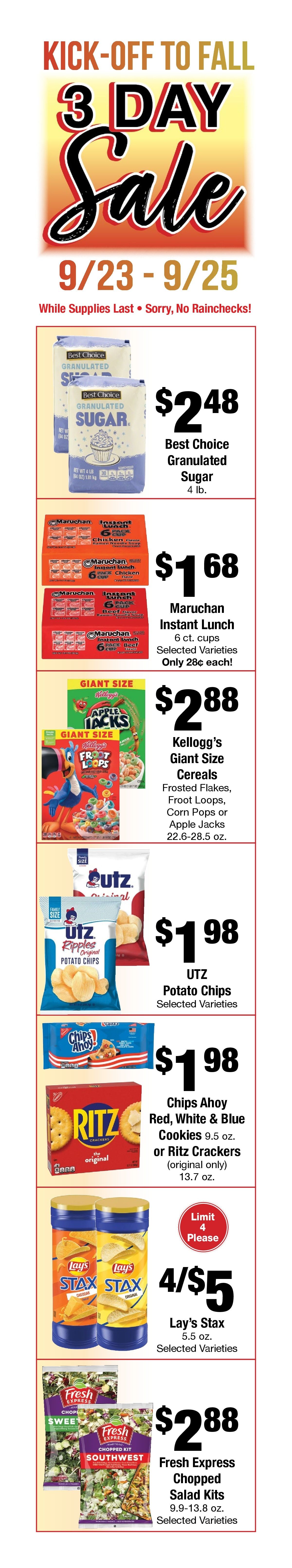 Big G Foods Great Deals This Week! Weekly Ad September 23 - 29, 2026