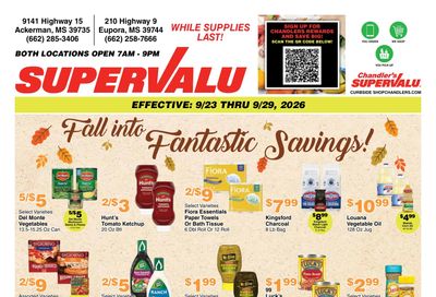 Chandler's Stores (Mississippi) Weekly Ad September 23 - 29, 2026