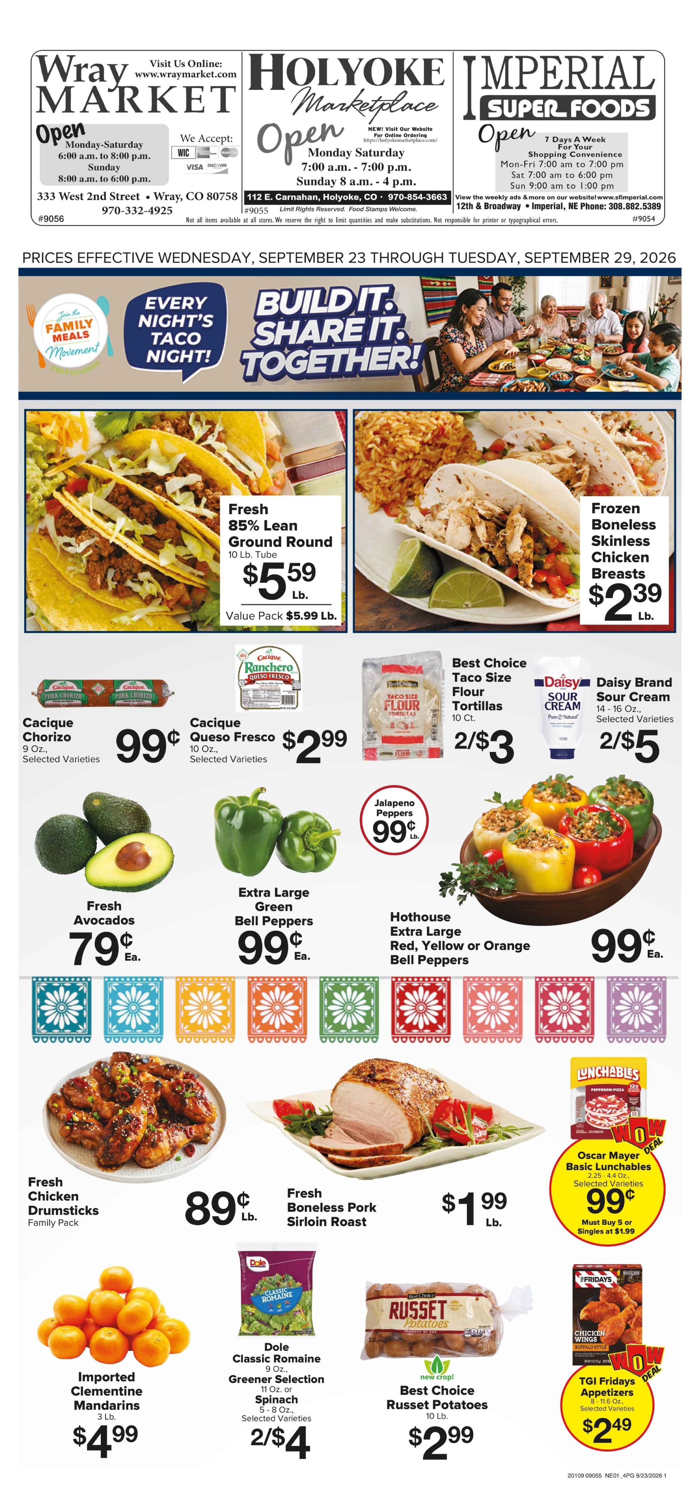 Imperial Superfoods Great Deals This Week! Weekly Ad September 23 - 29, 2026