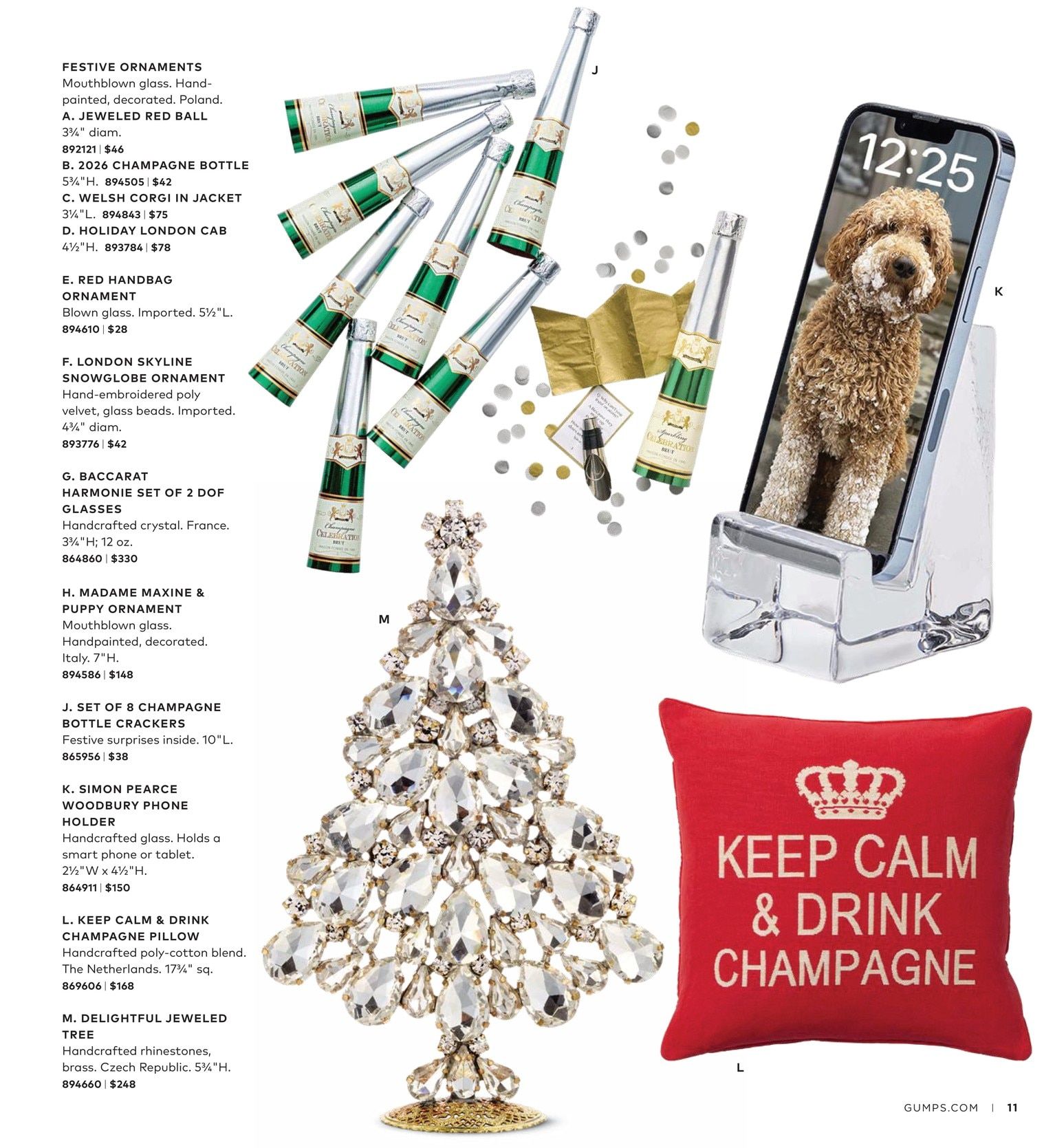 Gump's Holiday Catalog Weekly Ad September 1 - December 31, 2026