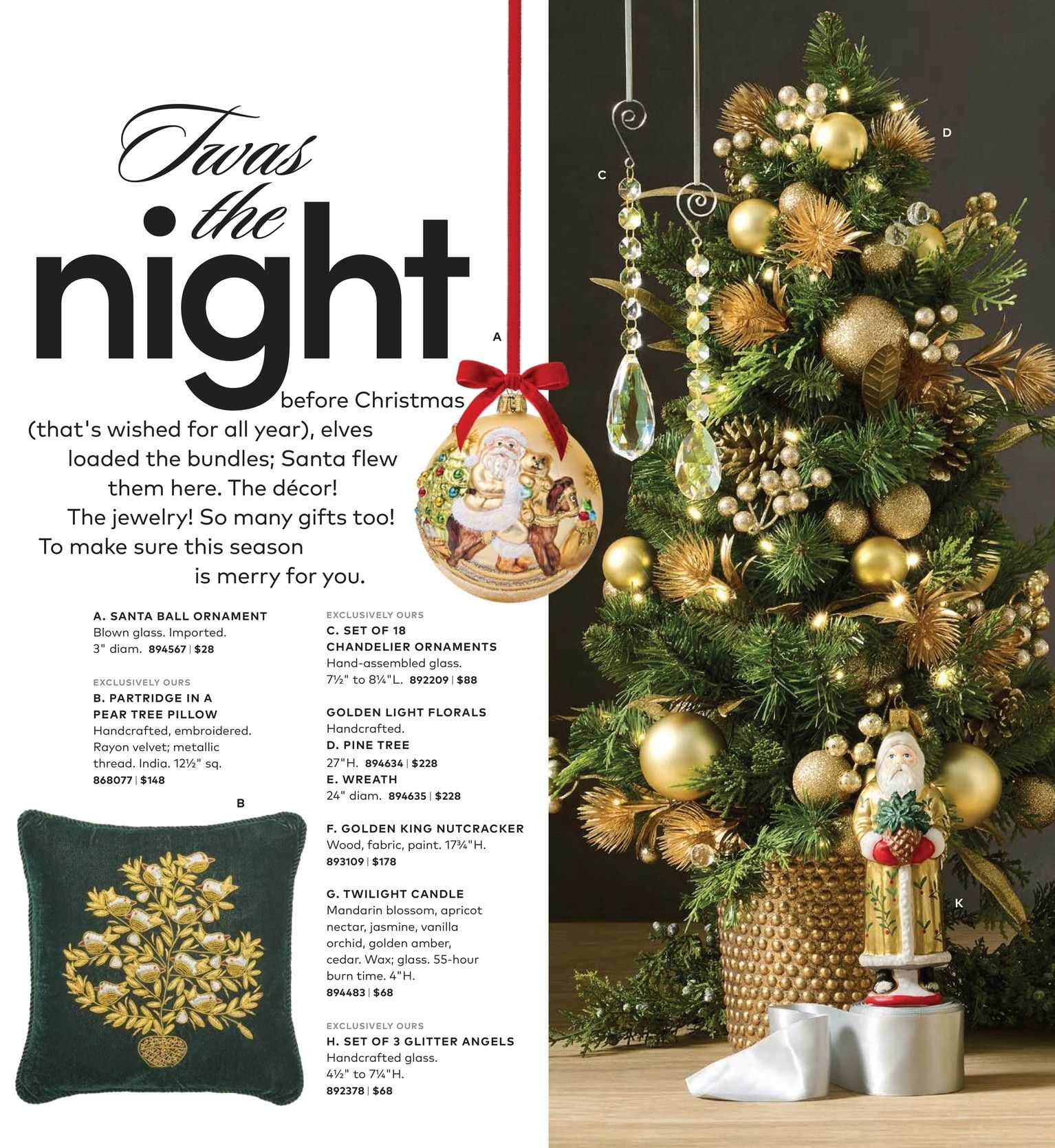 Gump's Holiday Catalog Weekly Ad September 1 - December 31, 2026