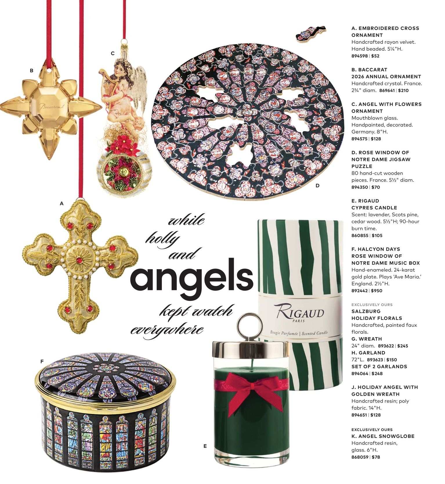 Gump's Holiday Catalog Weekly Ad September 1 - December 31, 2026