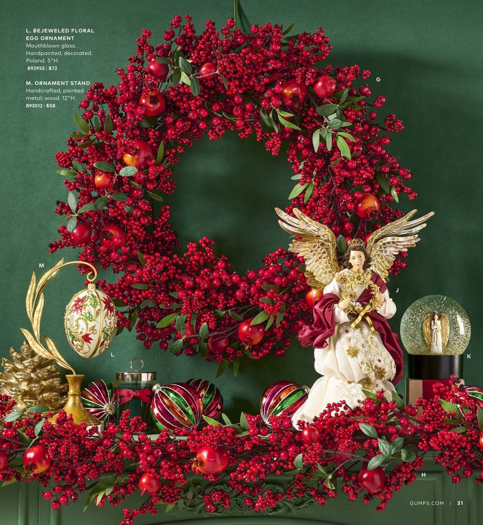 Gump's Holiday Catalog Weekly Ad September 1 - December 31, 2026