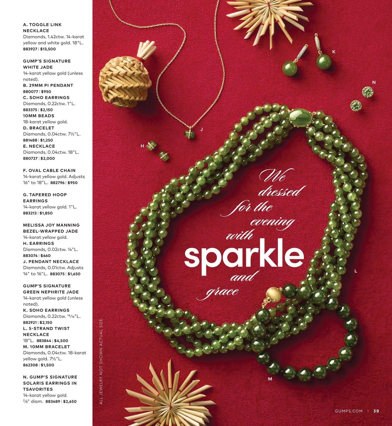 Gump's Holiday Catalog Weekly Ad September 1 - December 31, 2026