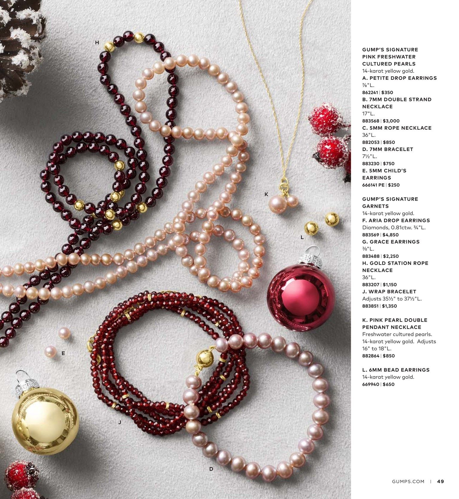 Gump's Holiday Catalog Weekly Ad September 1 - December 31, 2026