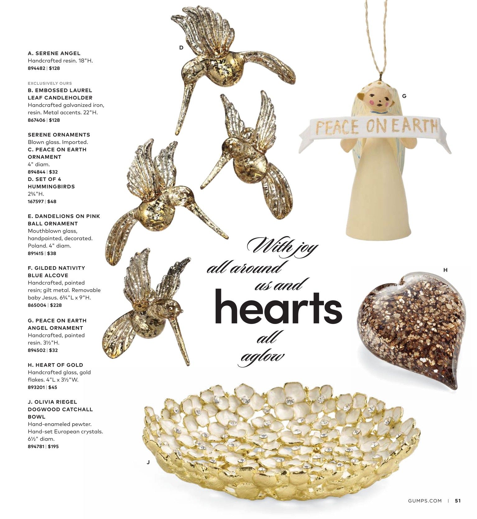 Gump's Holiday Catalog Weekly Ad September 1 - December 31, 2026