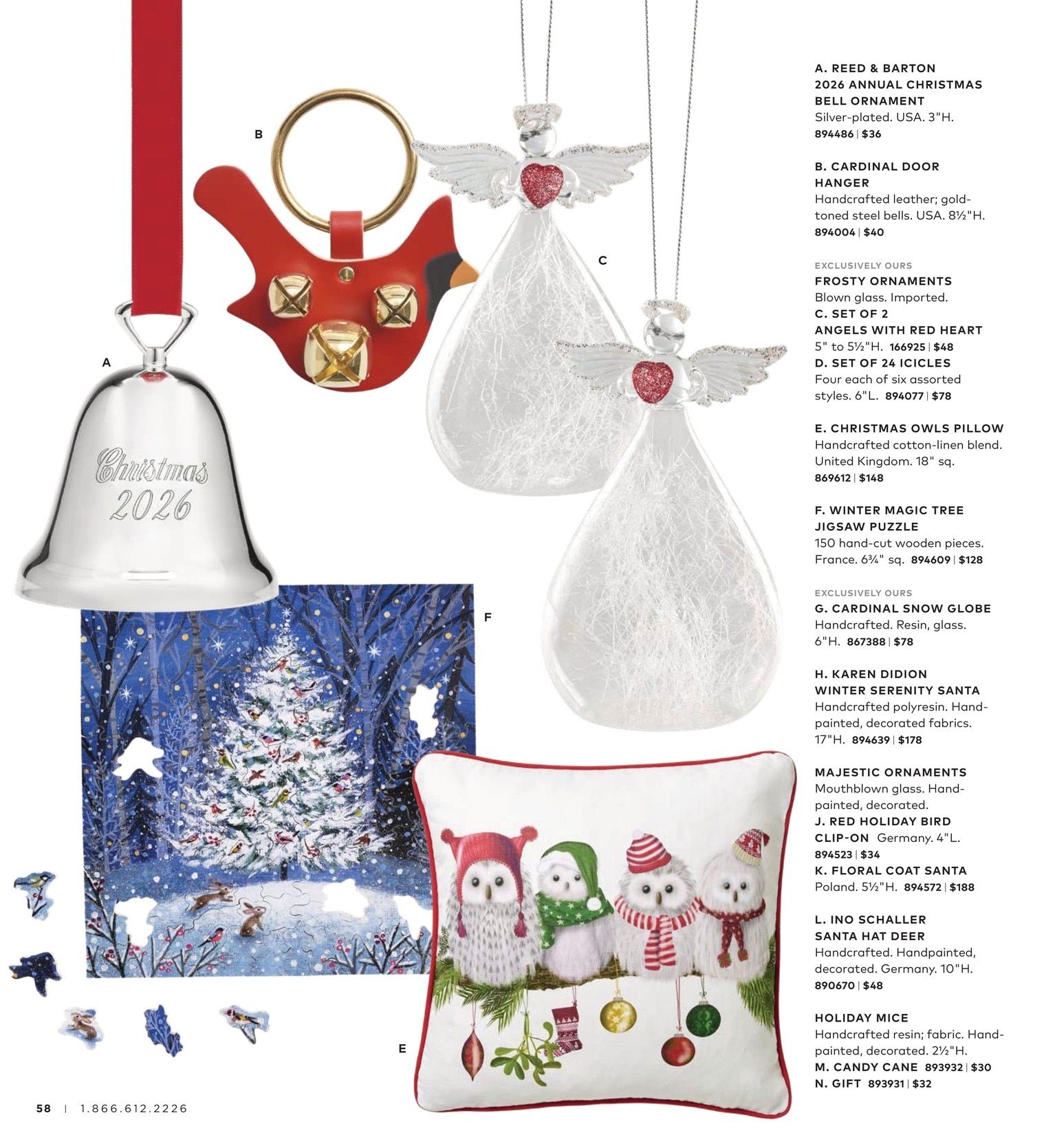 Gump's Holiday Catalog Weekly Ad September 1 - December 31, 2026