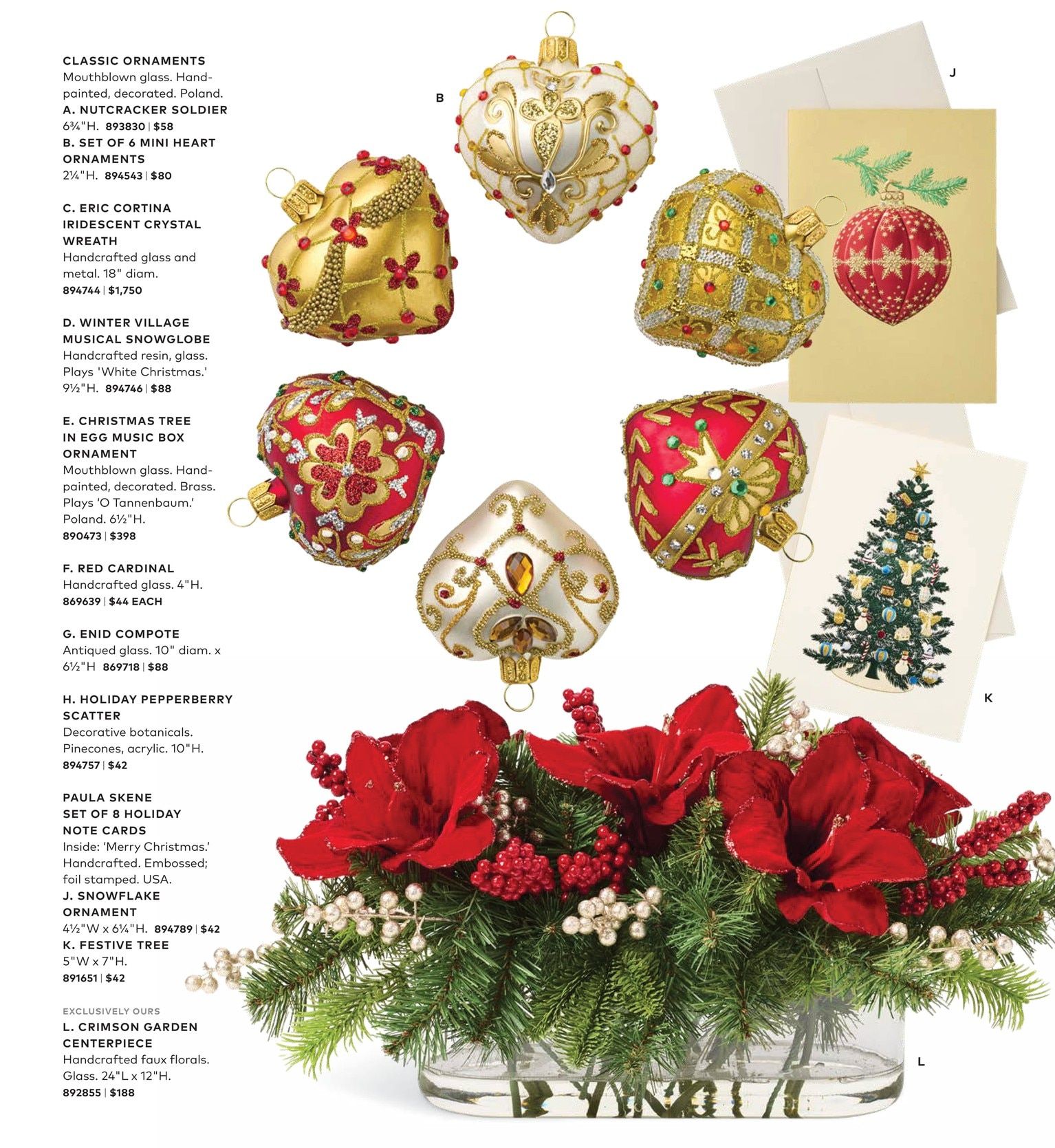 Gump's Holiday Catalog Weekly Ad September 1 - December 31, 2026
