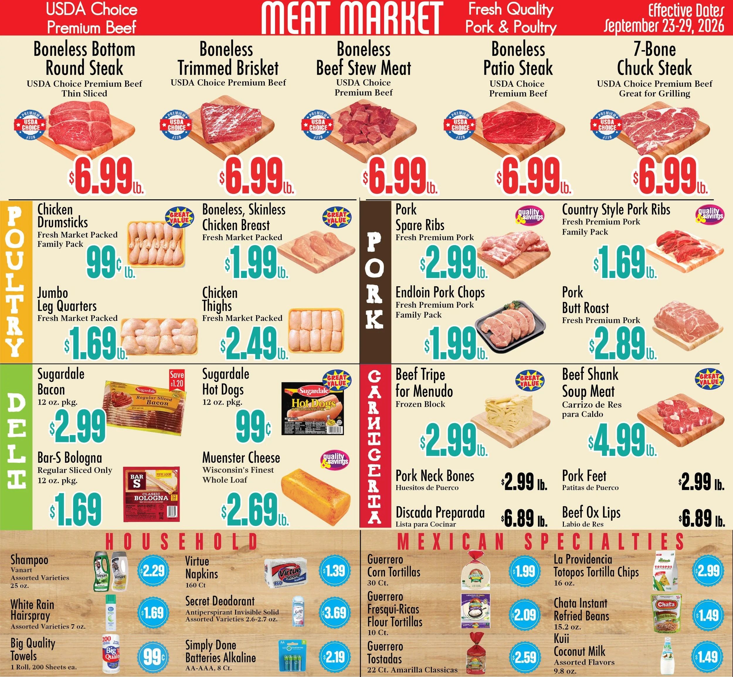 Food City El Paso Weekly Ad September 23 - 29, 2026