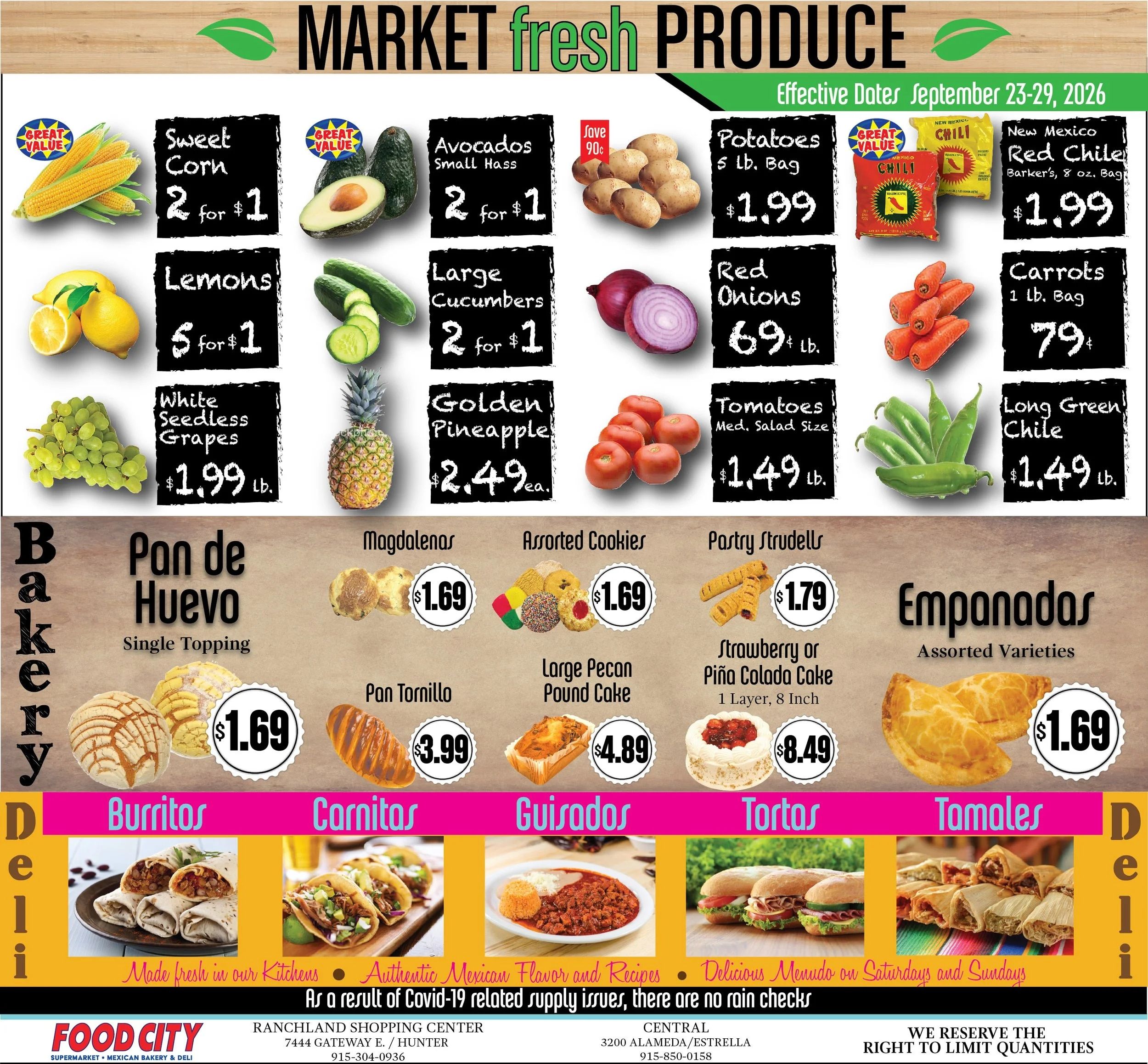 Food City El Paso Weekly Ad September 23 - 29, 2026