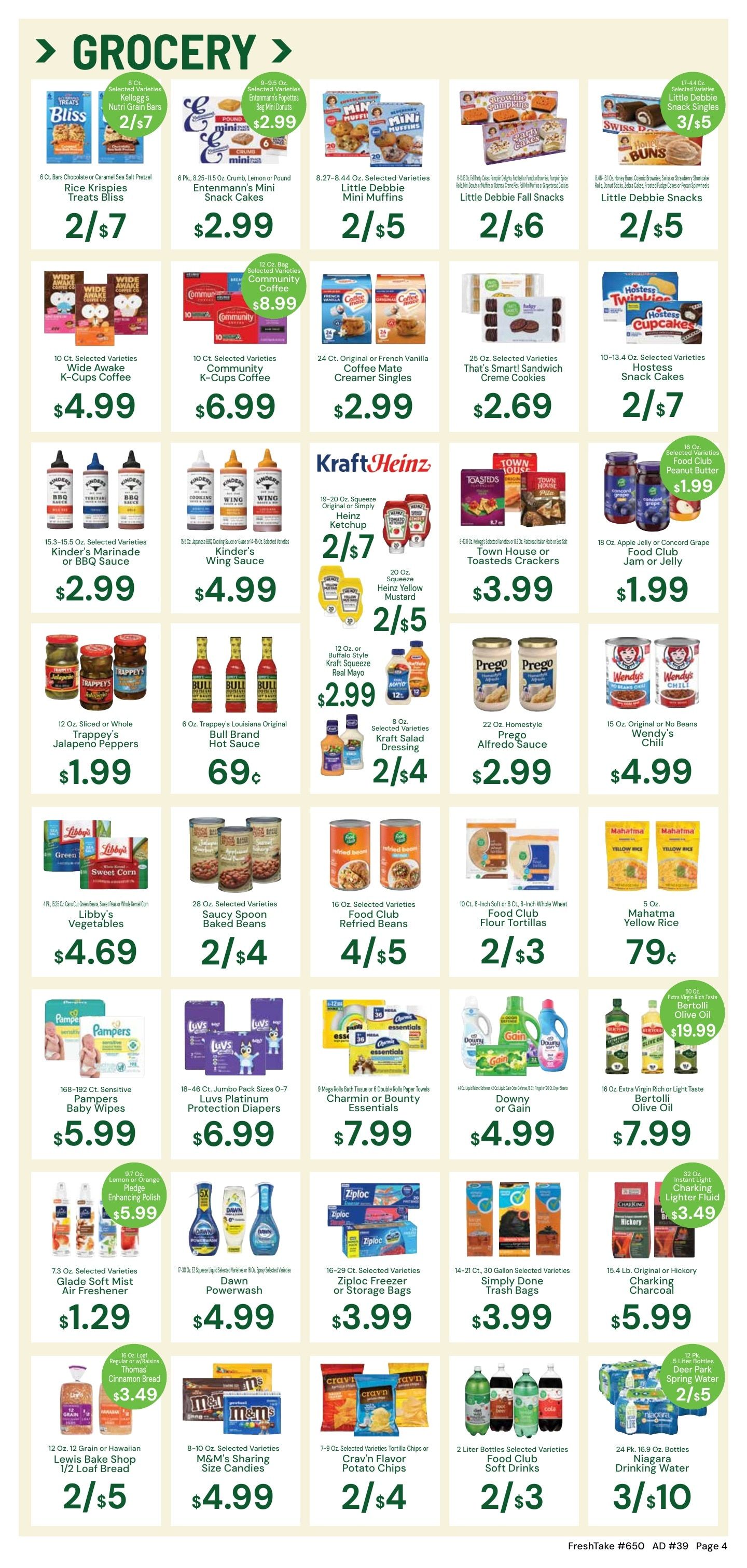 FreshTake Grocery Weekly Ad September 23 - 29, 2026