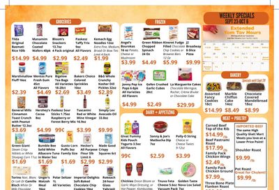 Glatt Mart Weekly Ad September 23 - October 6, 2026