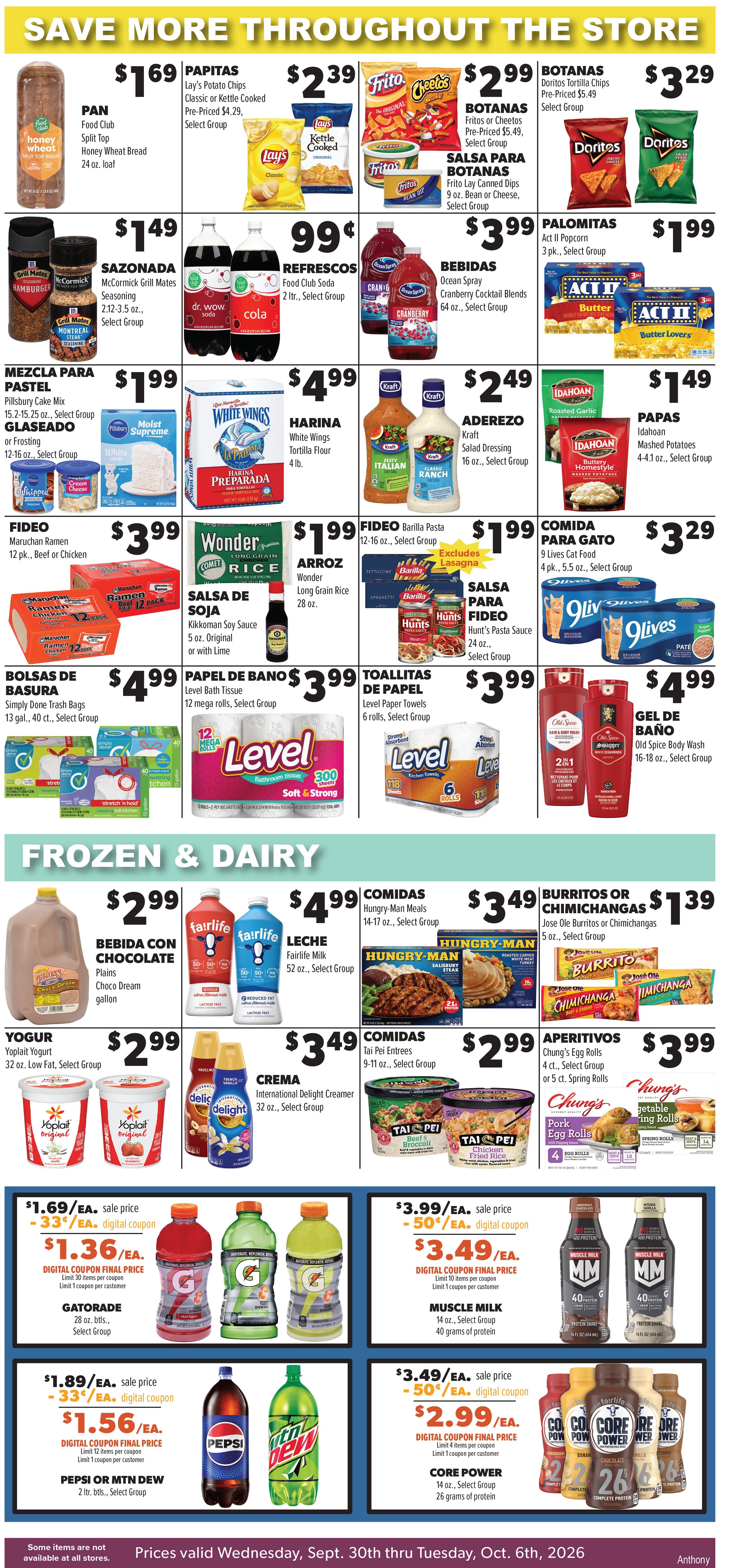 Lowe's Mercado (Anthony, TX) Weekly Ad September 30 - October 6, 2026