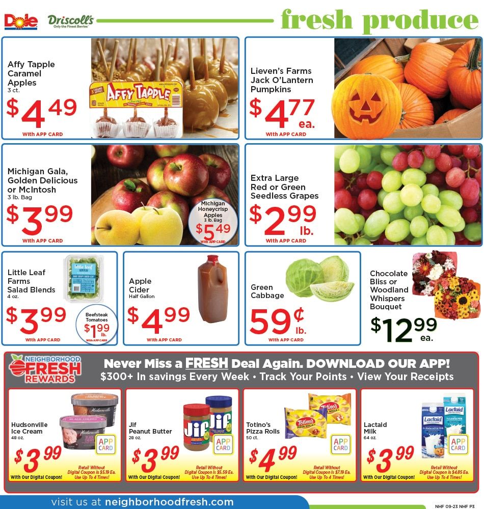 Neighborhood Fresh Weekly Ad September 23 - 29, 2026