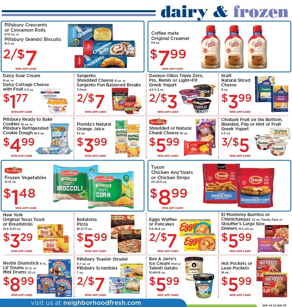 Neighborhood Fresh Weekly Ad September 23 - 29, 2026
