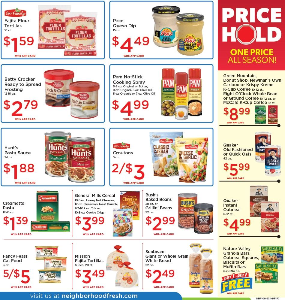 Neighborhood Fresh Weekly Ad September 23 - 29, 2026