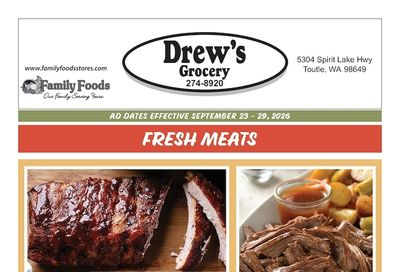 Drew's Grocery Weekly Ad September 23 - 29, 2026